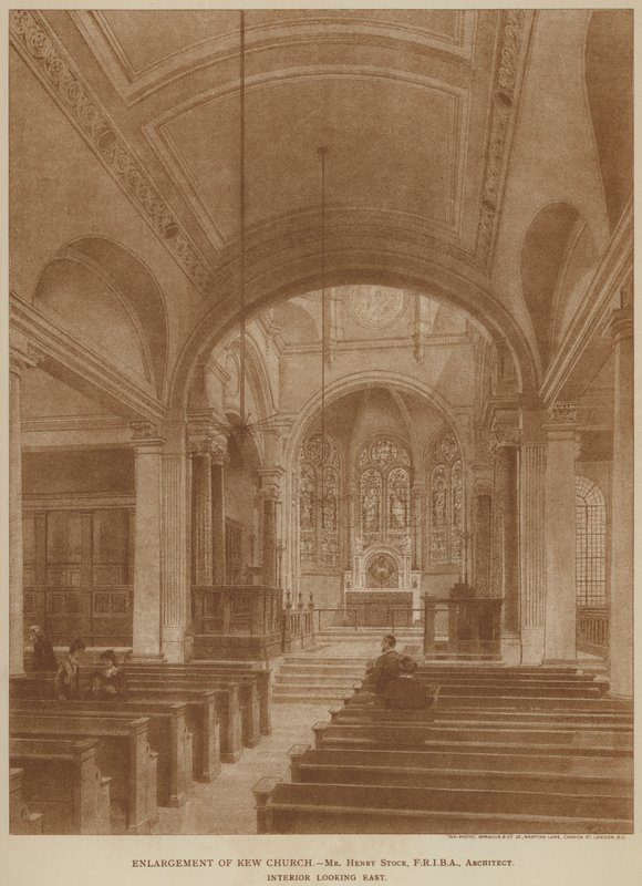 Vergrößerung der Kew Kirche von English School