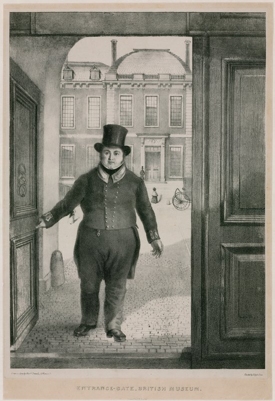 Eingangstor, British Museum von English School
