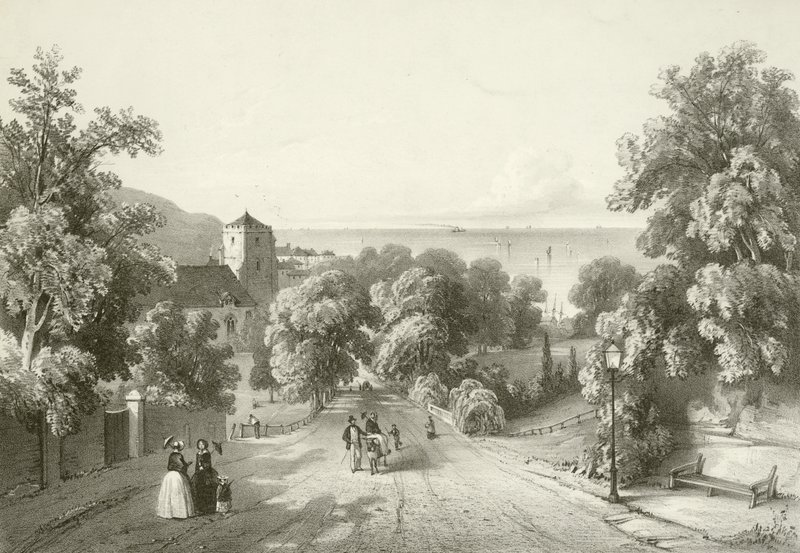 Eingang nach Hastings von English School