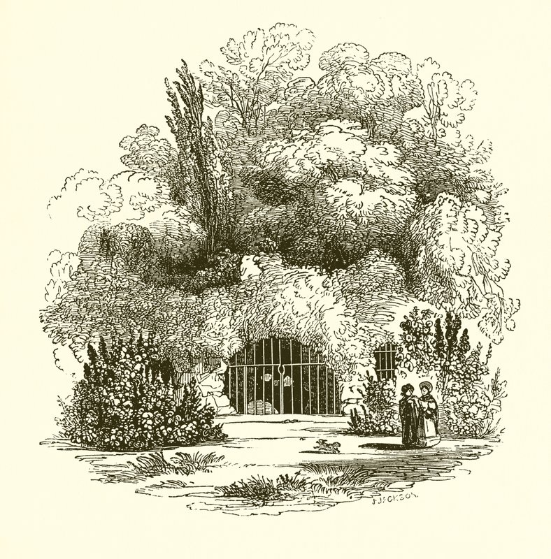 Eingang zur Grotte von Pope von English School