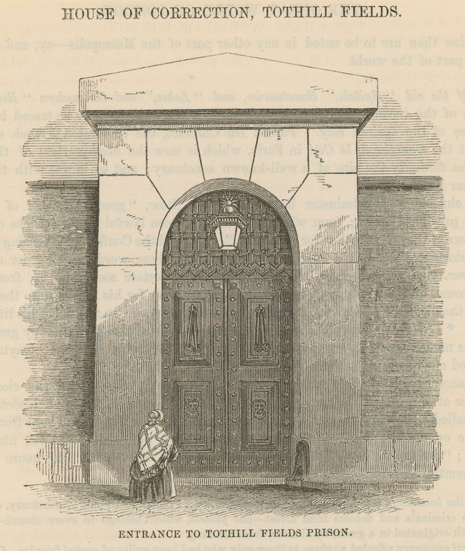 Eingang zum Tothill Fields Prison von English School