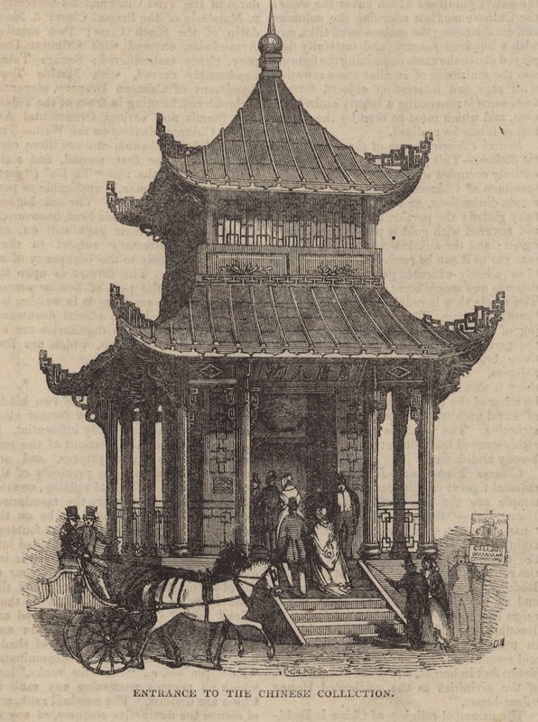 Eingang zur Chinesischen Sammlung von English School