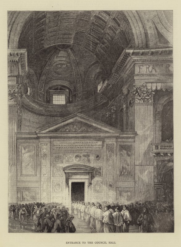 Eingang zur Ratshalle (Stich) von English School