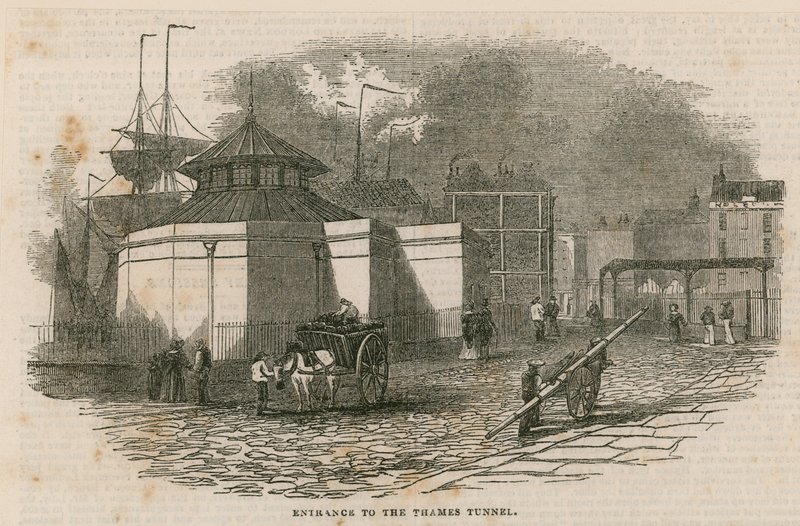 Eingang zum Thames-Tunnel von English School