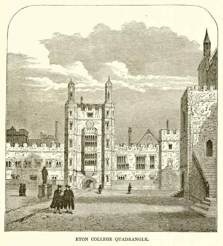 Eton College Innenhof von English School