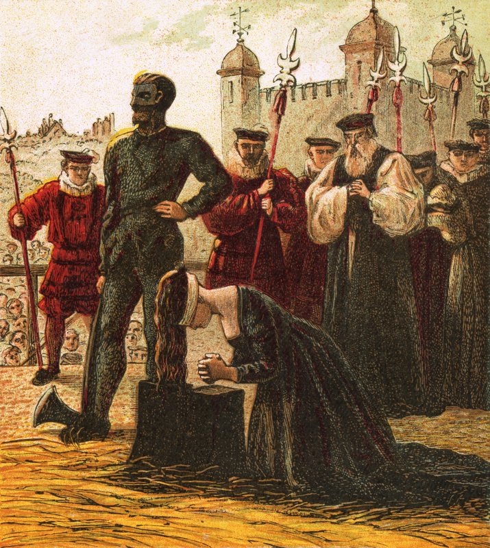 Hinrichtung von Lady Jane Grey von English School