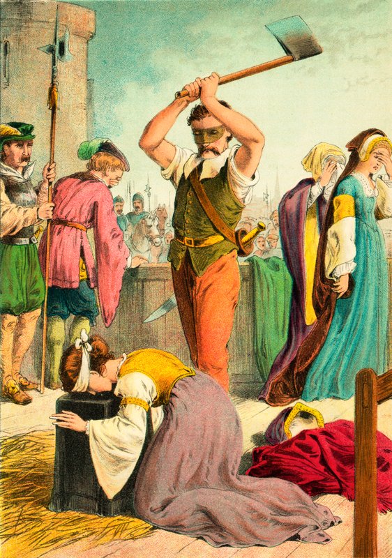 Hinrichtung von Lady Jane Grey von English School