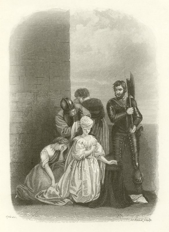 Hinrichtung von Maria Stuart, Königin der Schotten von English School