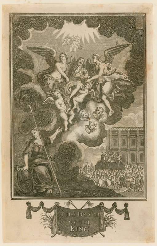Hinrichtung von König Karl I. in Whitehall von English School