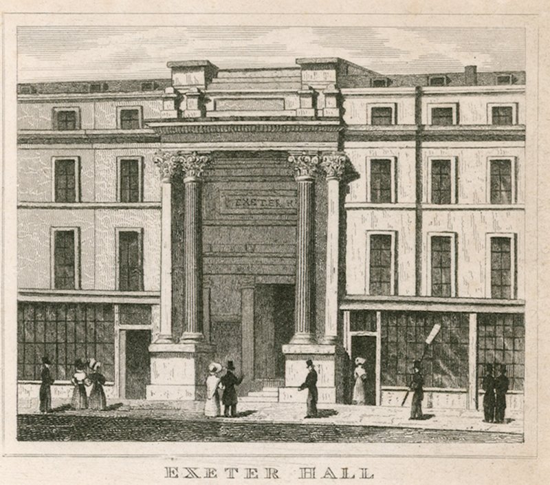 Exeter Hall, Strand, London von English School