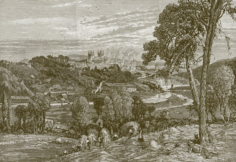 Exeter, von Exwick Fields von English School
