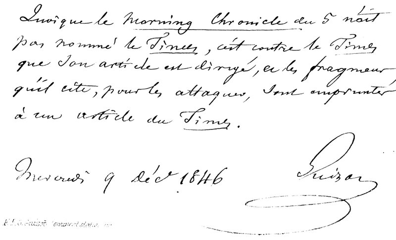 F. P. G. Guizot (bedeutender Staatsmann) von English School