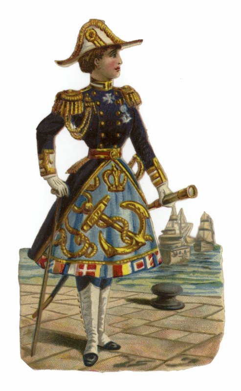 Weibliche Admiral von English School