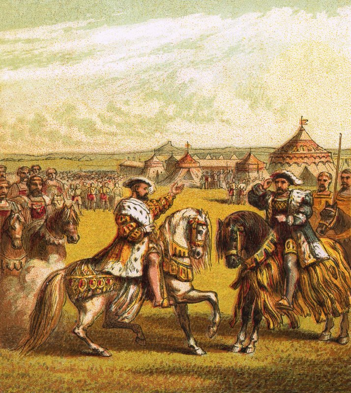 Feld des Goldenen Tuchs von English School