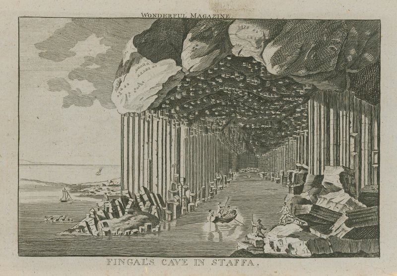 Fingals Höhle auf Staffa von English School
