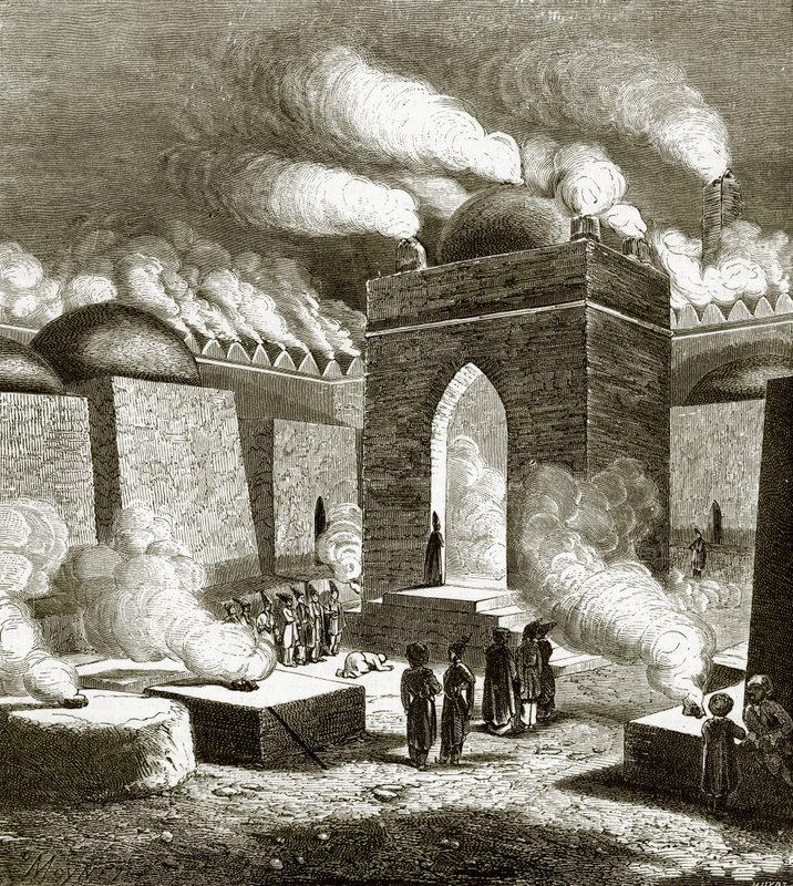 Feuertempel in der Nähe von Baku von English School