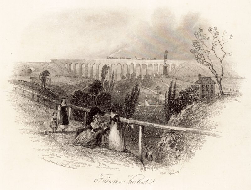 Folkestone Viadukt von English School