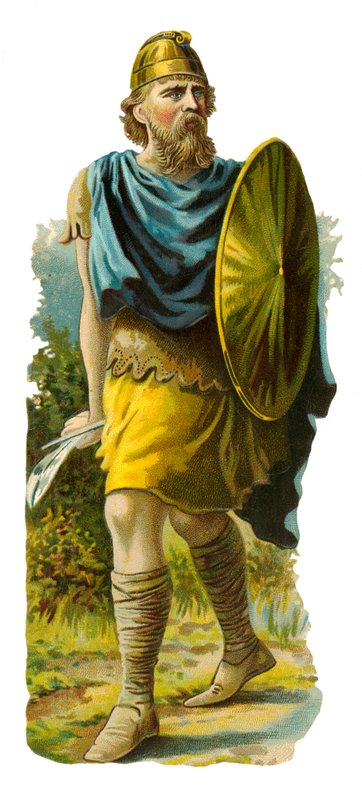 Fußsoldat von König Harold, 1066 n. Chr. von English School
