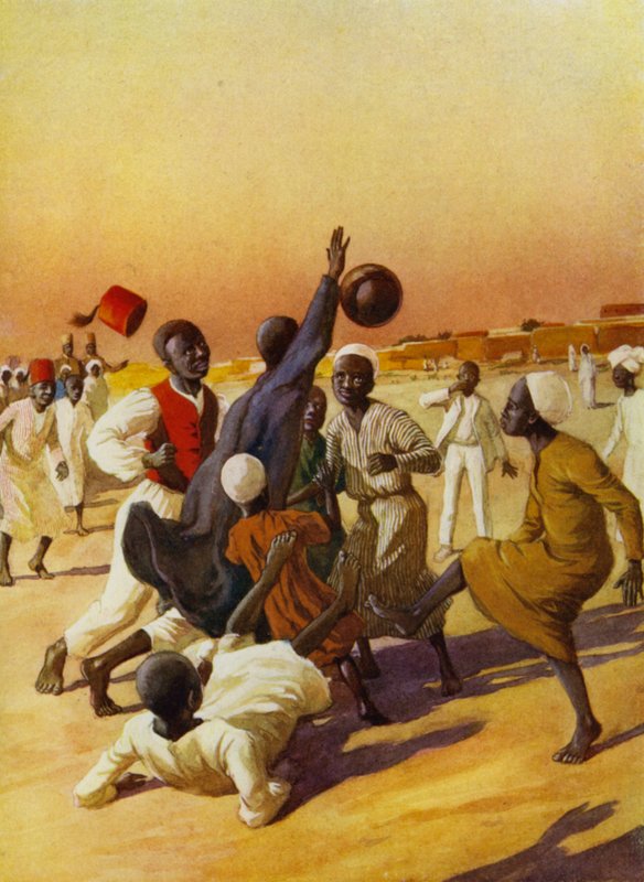 Fußball im Sudan von English School