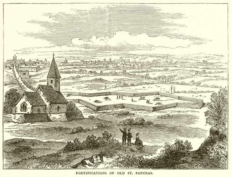 Befestigung von Old St. Pancras von English School