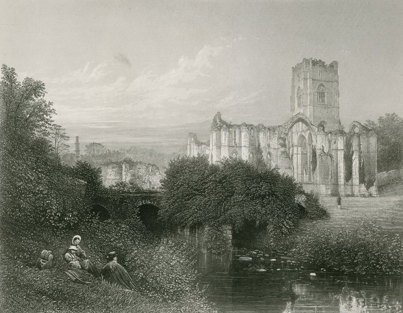 Fountains Abbey von English School