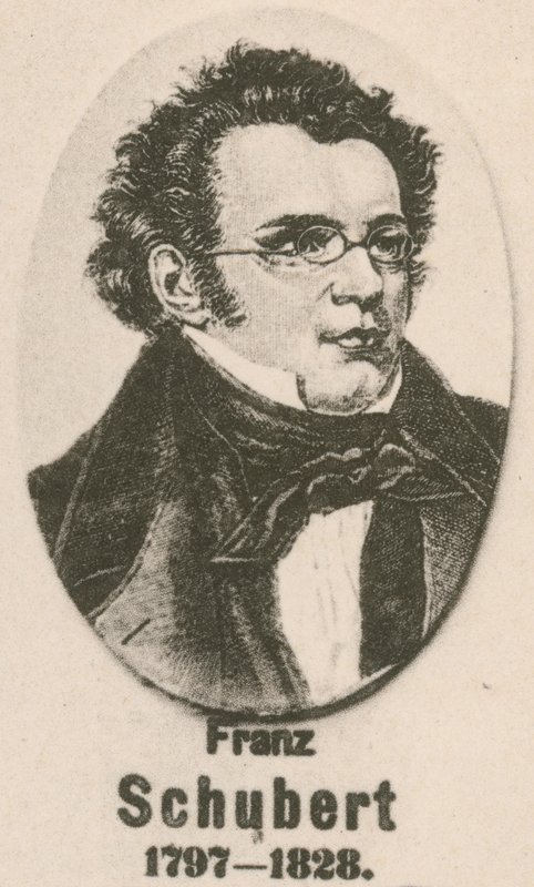 Franz Schubert (Gravur) von English School