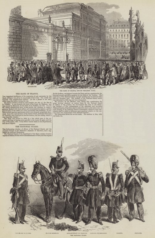 Französische Revolution von 1848 von English School