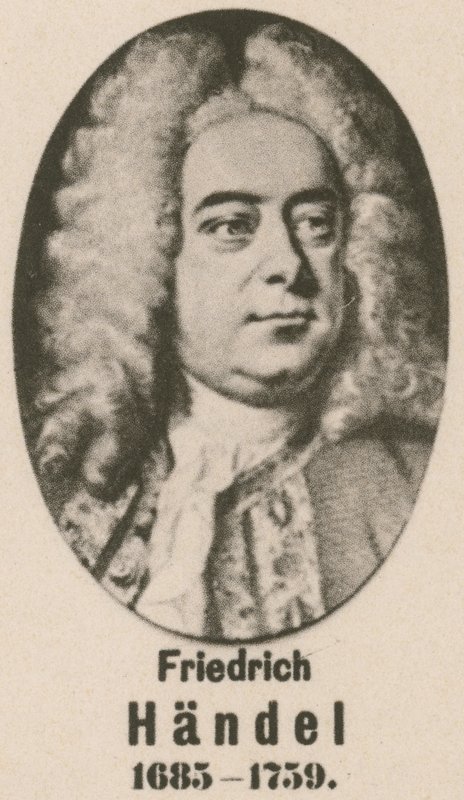Friedrich Händel (Gravur) von English School