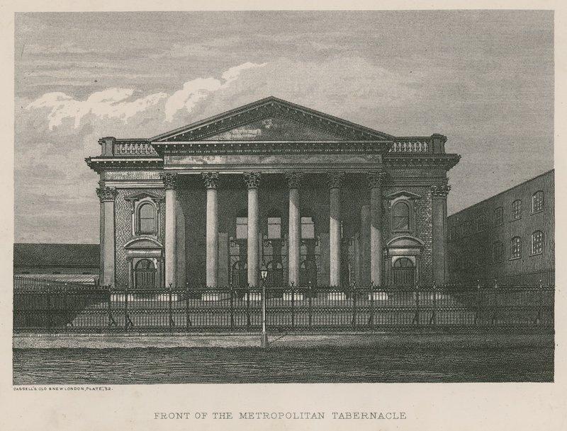 Front des Metropolitan Tabernacle von English School