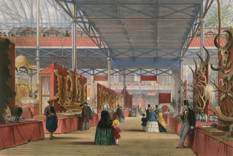 Pelze, Die Große Ausstellung von 1851 von English School