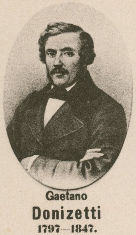 Gaetano Donizetti (Gravur) von English School