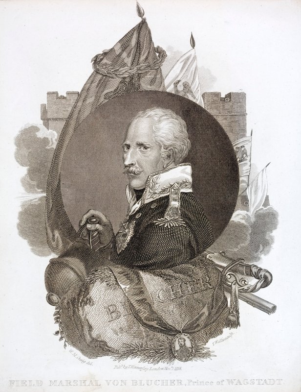 Gebhard von Blücher, preußischer Feldmarschall von English School