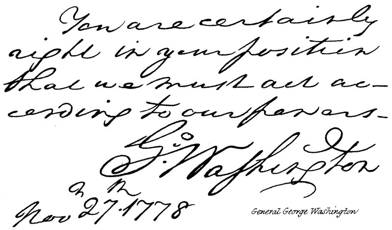General George Washington von English School