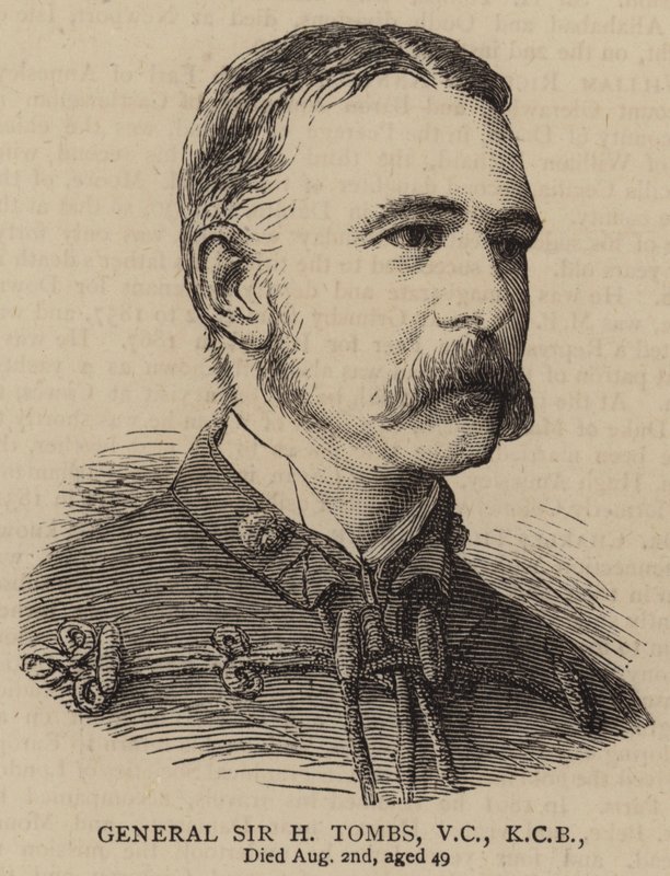 General Sir H Tombs, VC, KCB (Stich) von English School