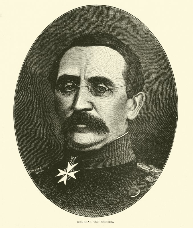 General Von Goeben, Oktober 1870 von English School