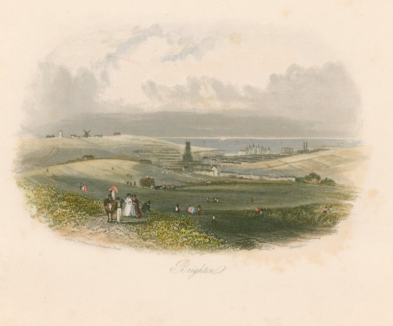 Allgemeine Ansicht von Brighton von English School