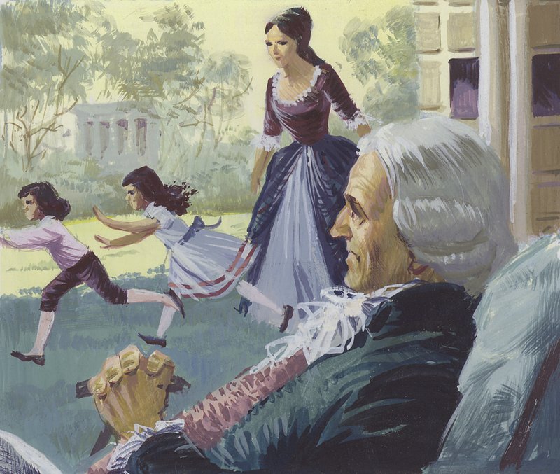 George Washington im Alter von English School