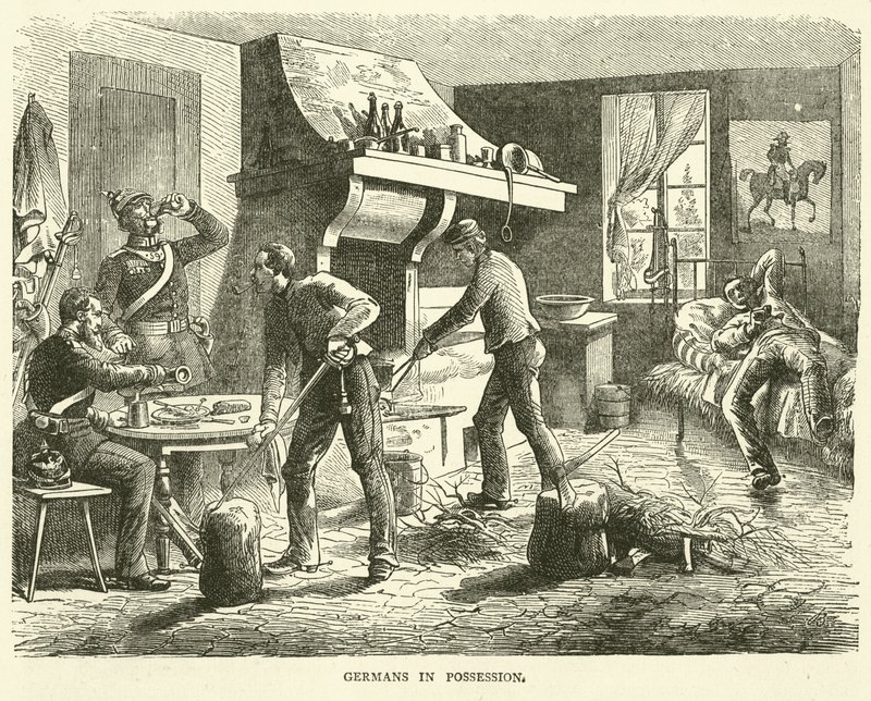 Deutsche in Besitz, September 1870 von English School