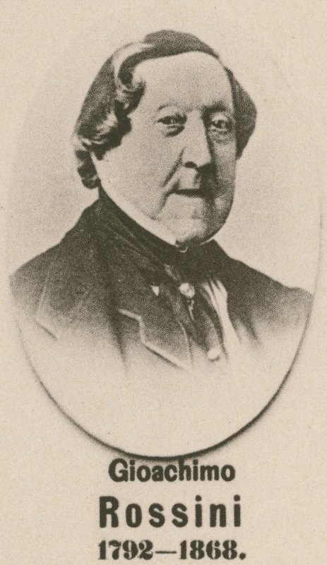 Gioachimo Rossini (Gravur) von English School