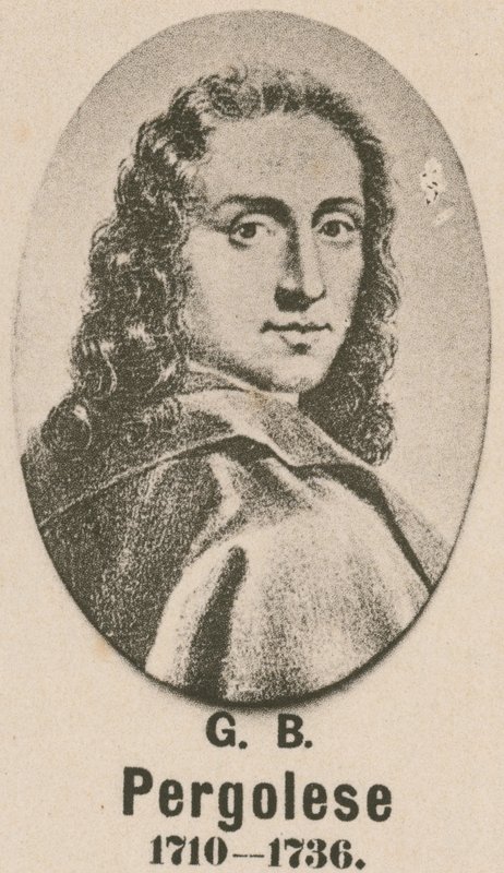 Giovanni Battista Pergolesi (Gravur) von English School