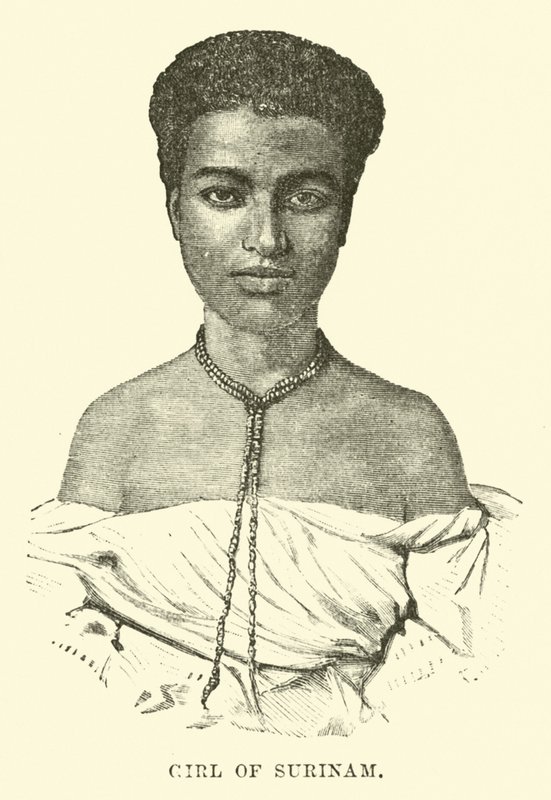 Mädchen von Surinam von English School