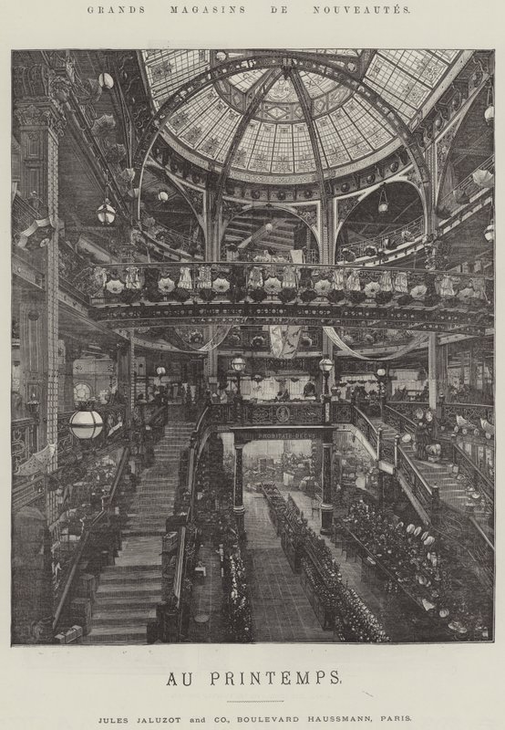 Grands Magasins de Nouveautés au Printemps von English School