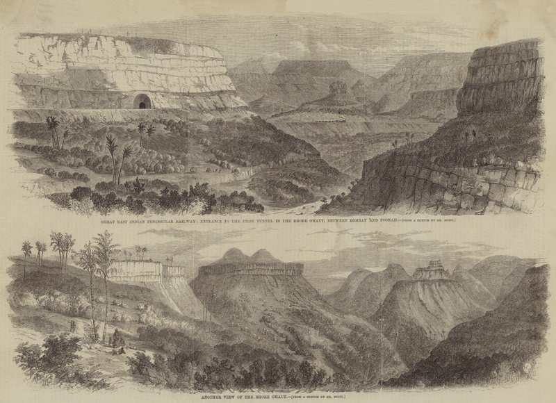 Große Ostindische Halbinselbahn (Stich) von English School