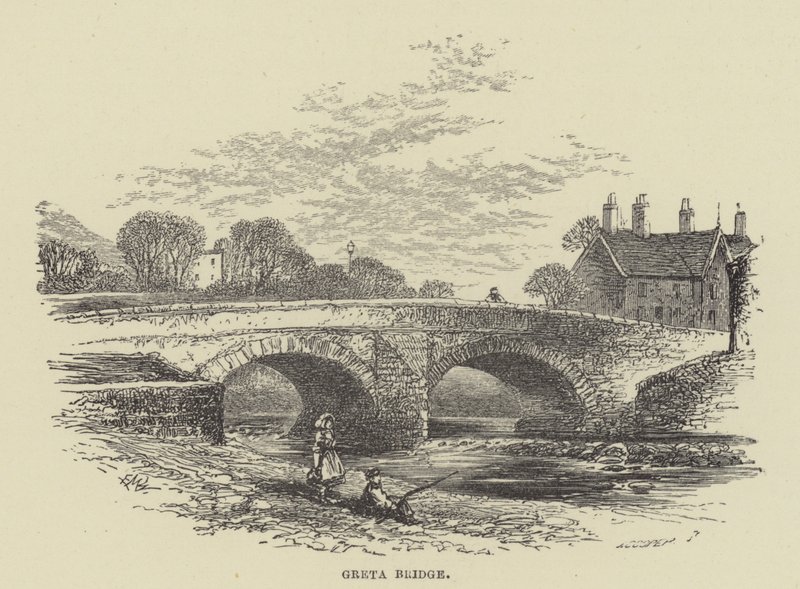 Greta-Brücke (Gravur) von English School