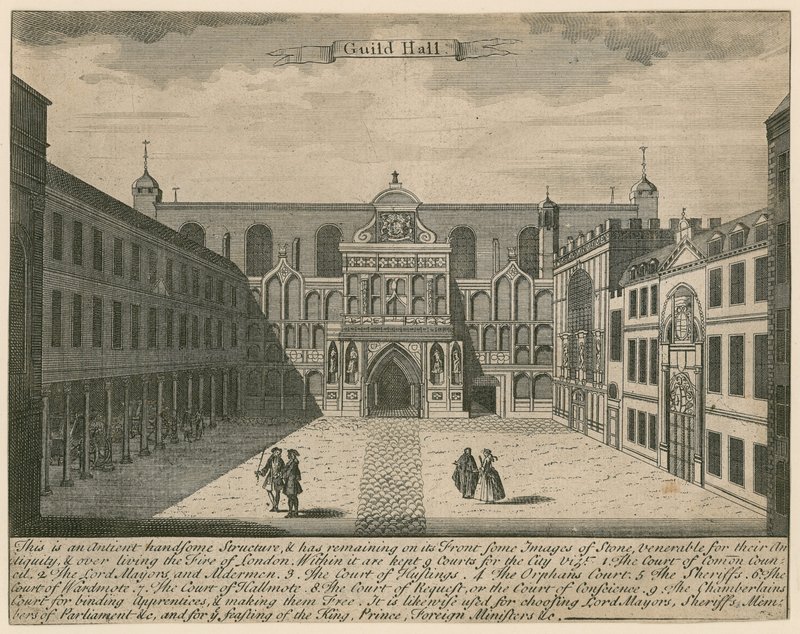Guildhall, London von English School