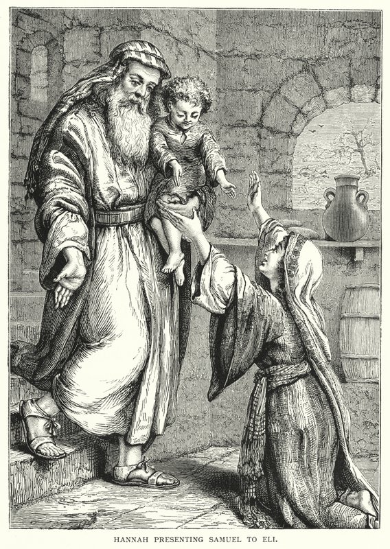 Hannah präsentiert Samuel Eli (Gravur) von English School