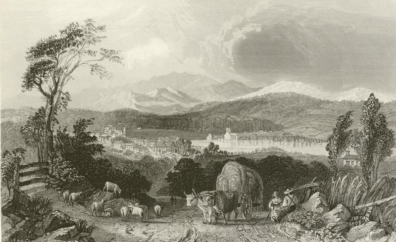 Ernteszene in New Hampshire von English School