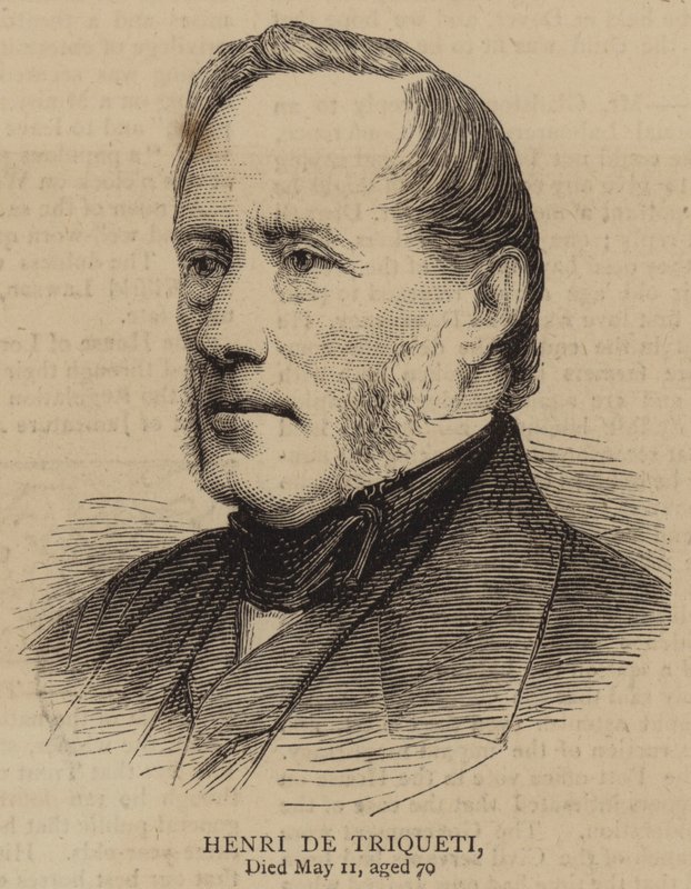 Henri de Triqueti (Stich) von English School
