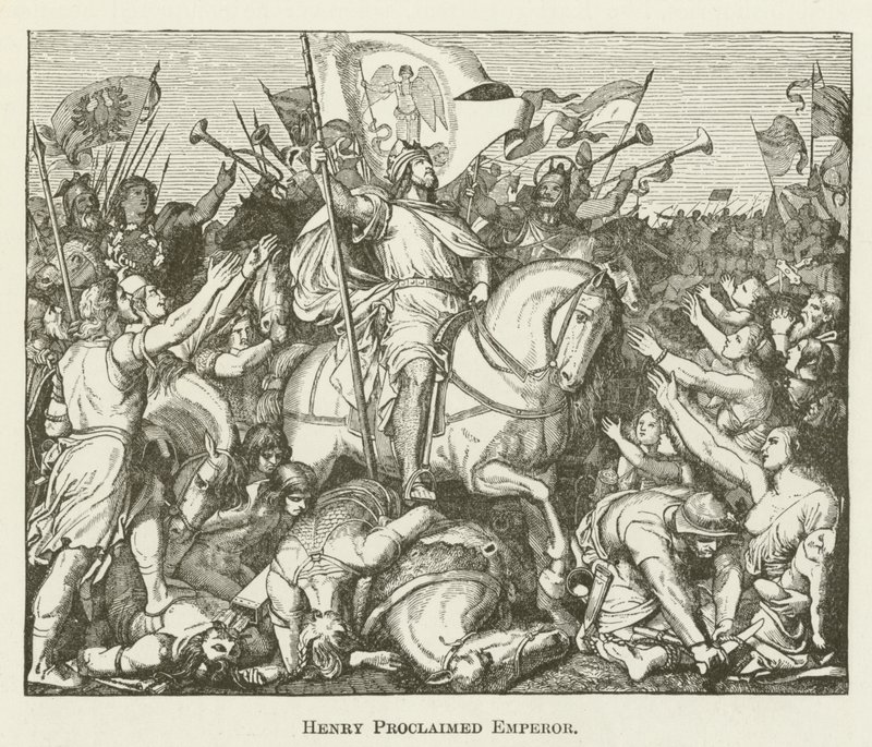 Heinrich zum Kaiser ausgerufen von English School