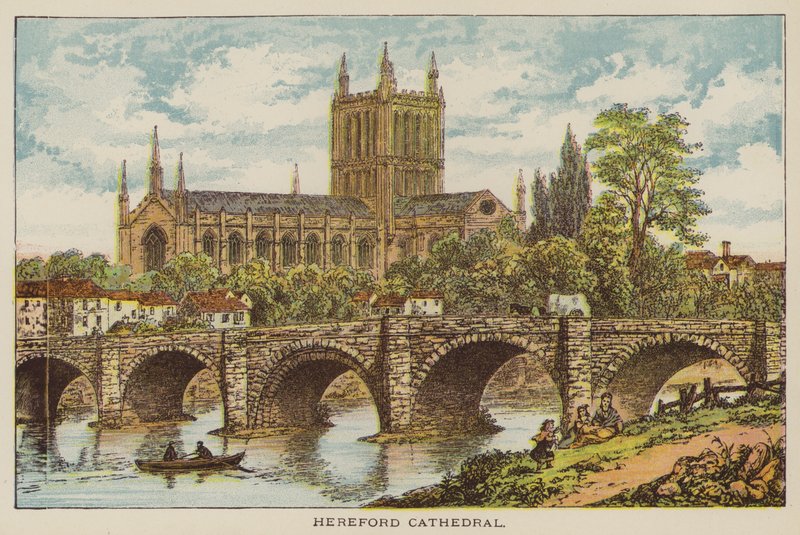 Kathedrale von Hereford von English School